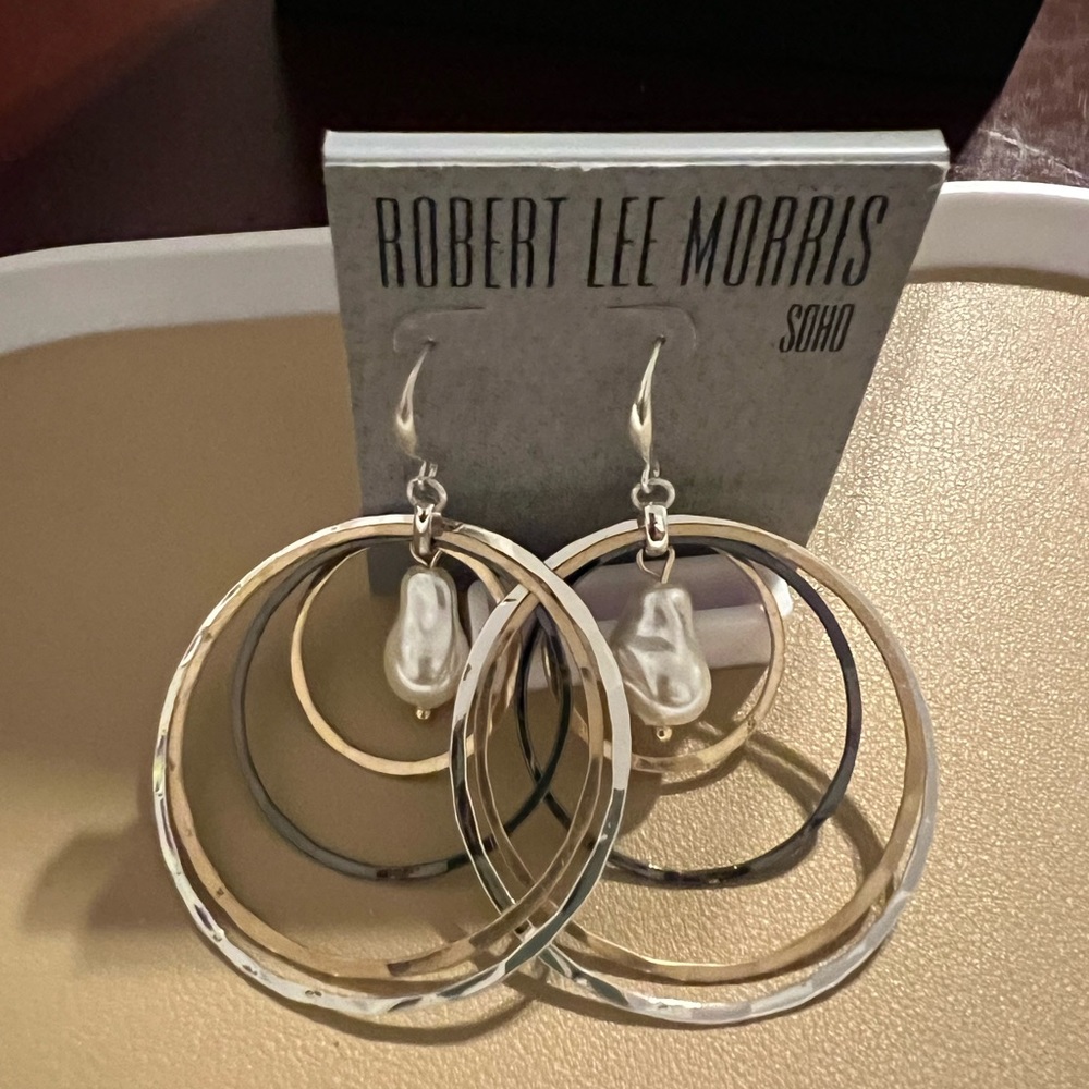 Robert Lee Morris dangling earrings
